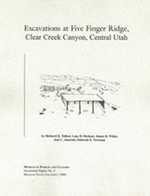 Excavations At Five Finger Ridge   OP #5 1
