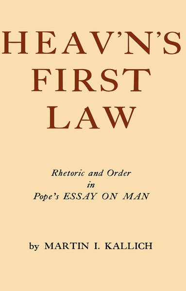 bokomslag Heav'n's First Law