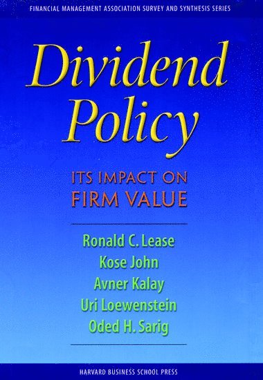 Dividend Policy: 1