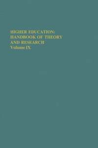 bokomslag Higher Education: Handbook of Theory and Research