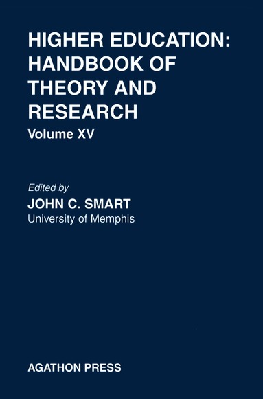 J.C. Smart - Higher Education: Handbook of Theory and Research 15, Häftad