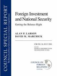bokomslag Foreign Investment and National Security