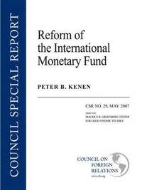 bokomslag Reform of the International Monetary Fund