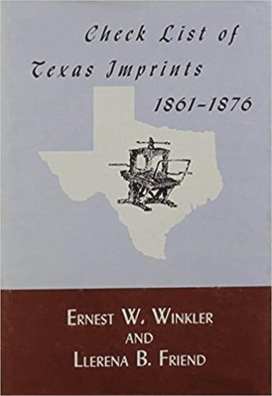 bokomslag Cklist Tx Imprint:1861-76