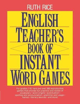 bokomslag English Teacher's Book of Instant Word Games