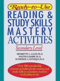 bokomslag Ready-To-Use Reading & Study Skills Mastery Activities: Secondary Level