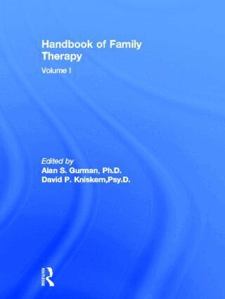 Alan S. Gurman, David P. Kniskern - Handbook Of Family Therapy, Inbunden