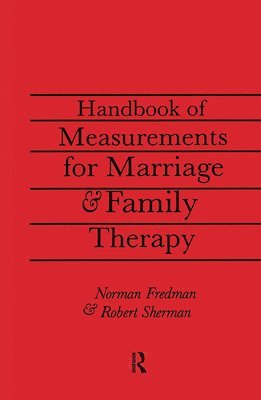 bokomslag Handbook Of Measurements For Marriage And Family Therapy