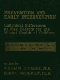 bokomslag Prevention And Early Intervention