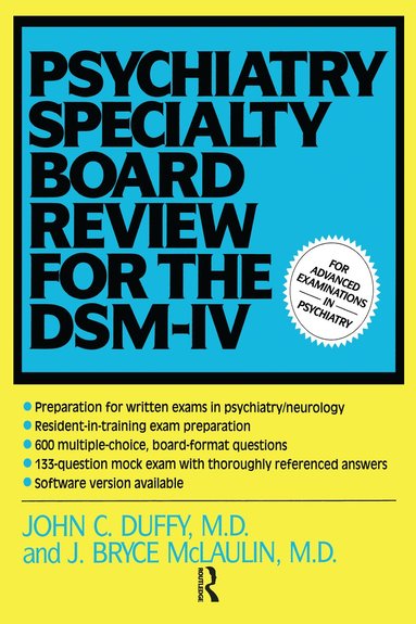 bokomslag Psychiatry Specialty Board Review For The DSM-IV