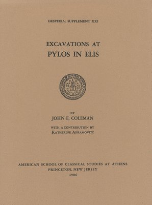 Excavations at Pylos in Elis 1