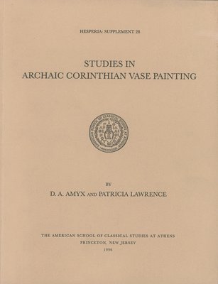 bokomslag Studies in Archaic Corinthian Vase Painting