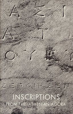 bokomslag Inscriptions from the Athenian Agora