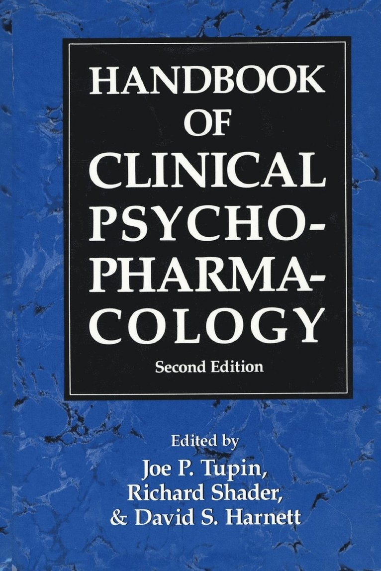 Handbook of Clinical Psychopharmacology 1