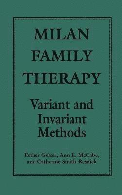 bokomslag Milan Family Therapy