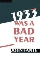 bokomslag 1933 Was a Bad Year