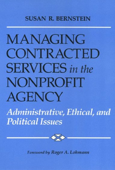 bokomslag Managing Contracted Services in the Nonprofit Agency