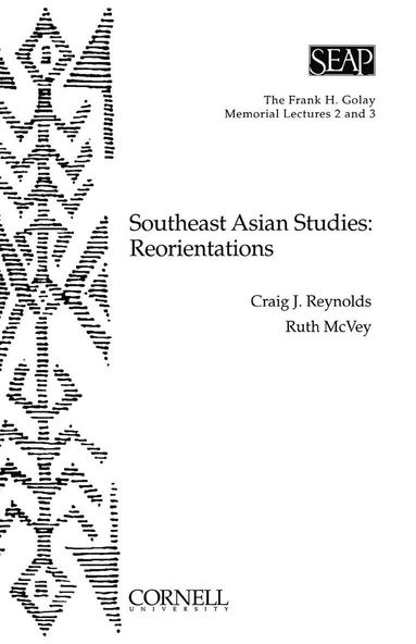 bokomslag Southeast Asian Studies