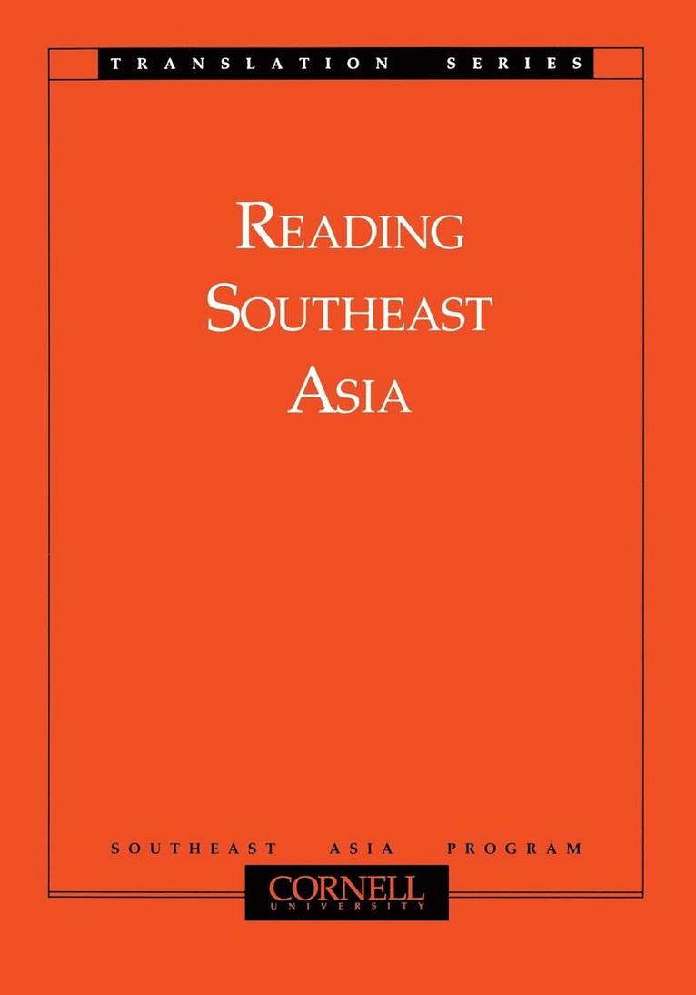 Takashi Shiraishi - Reading Southeast Asia, Häftad