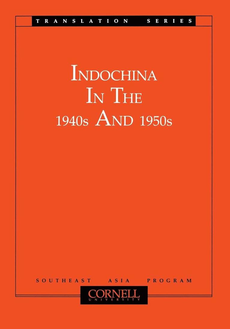 Indochina in the 1940s and 1950s 1