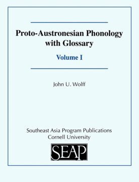 John U. Wolff - Proto-Austronesian Phonology with Glossary, Häftad
