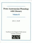 bokomslag Proto-Austronesian Phonology with Glossary