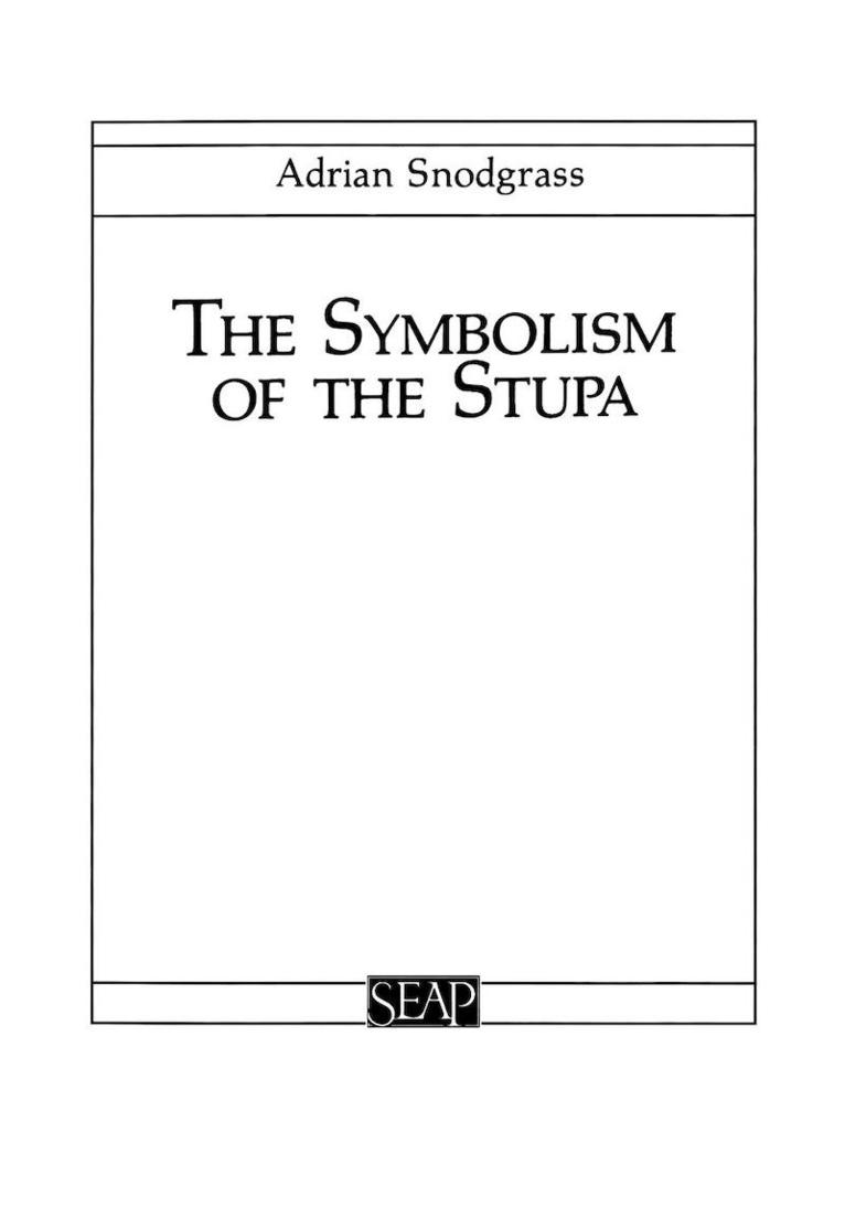 The Symbolism of the Stupa 1