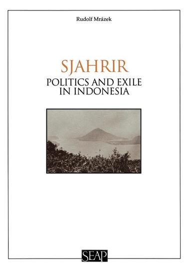 Rudolf Mrázek - Sjahrir, Häftad