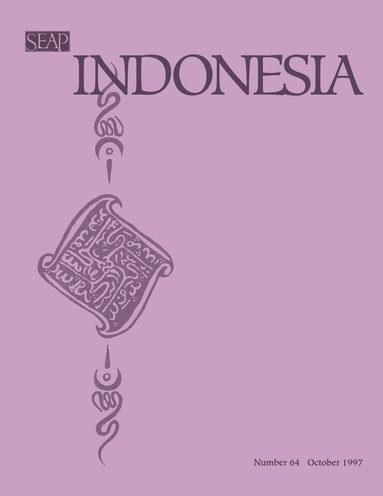 Benedict R. O'G. Anderson, Takashi Shiraishi, James T. Siegel - Indonesia Journal, Häftad