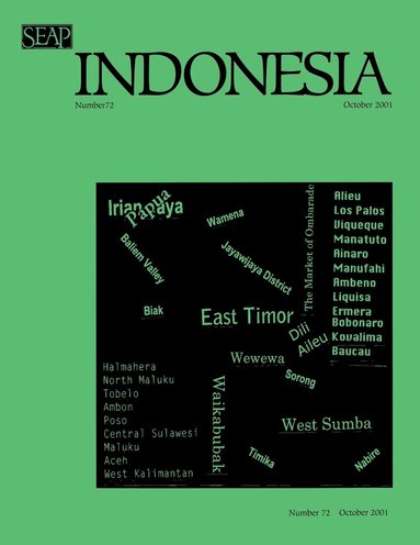 Benedict R. O'G. Anderson, Takashi Shiraishi, James T. Siegel - Indonesia Journal, Häftad