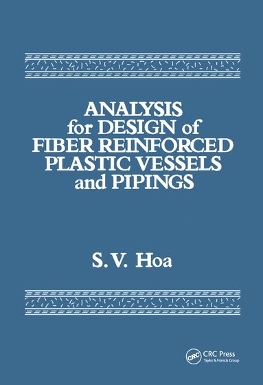 bokomslag Analysis for Design of Fiber Reinforced Plastic Vessels