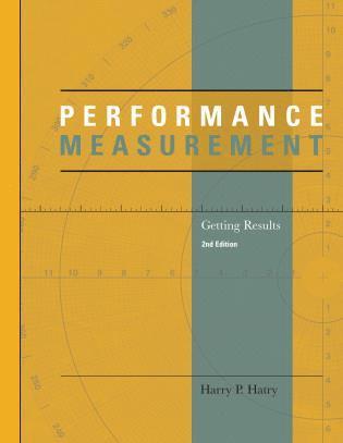 Harry P Hatry - Performance Measurement, Häftad
