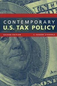 bokomslag Contemporary U.S. Tax Policy