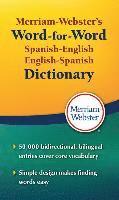 bokomslag Merriam Webster's Word-for-Word Spanish-English Dictionary