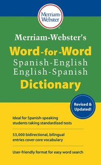 bokomslag Merriam-Webster's Word-for-Word Spanish-English Dictionary