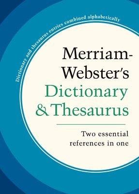 bokomslag MerriamWebster's Dictionary and Thesaurus