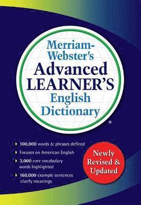 bokomslag Merriam-Webster's Advanced Learner's English Dictionary