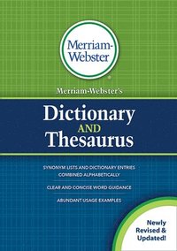 bokomslag Merriam-Websters Dictionary and Thesaurus: Revised and Updated