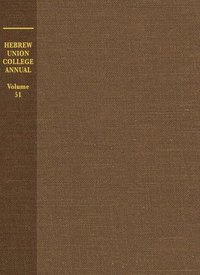 bokomslag Hebrew Union College Annual Volume 51