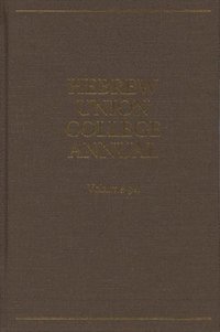 bokomslag Hebrew Union College Annual Vol. 94 (2023)