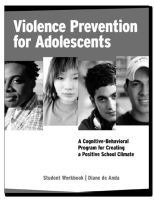 bokomslag Violence Prevention for Adolescents, Student Workbook