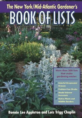 bokomslag New York/Mid-Atlantic Gardener's Book of Lists