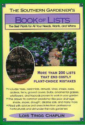 The Southern Gardener's Book of Lists 1