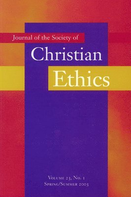 Christine E. Gudorf, Paul Lauritzen - Journal of the Society of Christian Ethics, Häftad
