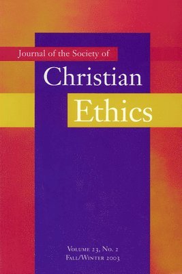 bokomslag Journal of the Society of Christian Ethics