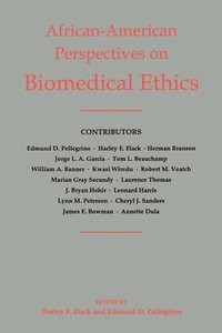 bokomslag African-American Perspectives on Biomedical Ethics