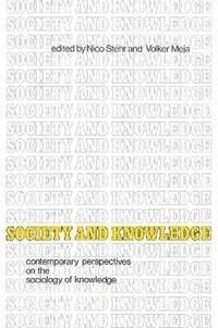 bokomslag Society and Knowledge