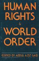 bokomslag Human Rights & Wrld Order Politics