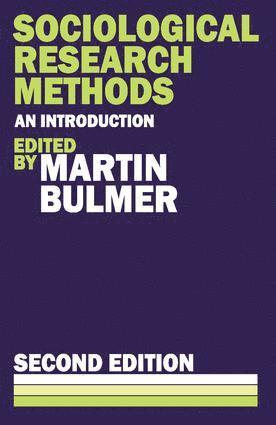 bokomslag Sociological Research Methods