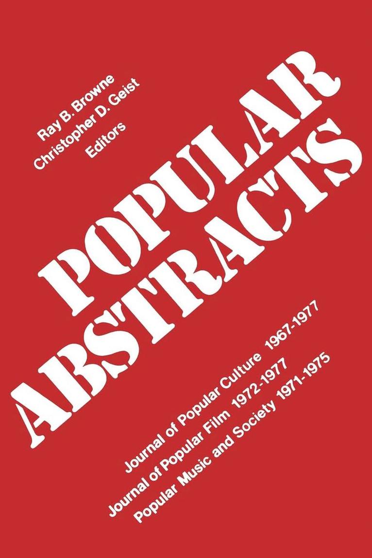 Popular Abstracts 1